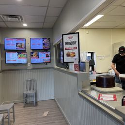 Interior of Johnnie's Charcoal Broiler in Edmond.