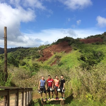 Shaka Zipline - To the right of us was the ocean & to the left was more beautiful scenary. - Ziplining Near Me - Koloa, Hawaii