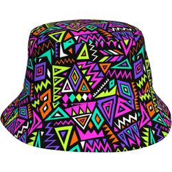 River Rose - African Bucket Hats for Women Men Packable Sun Cap Fashion Fisherman Hat Summer Beach Hat Travel Caps