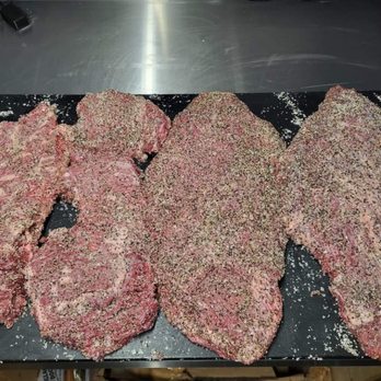 Grindstone Bbq - Brisket is rubbed down and nearly ready to go! #BBQ - Barbeque Near Me - Medway, Maine Grindstone Bbq - Brisket is rubbed down and nearly ready to go! #BBQ - Barbeque Near Me - Medway, Maine