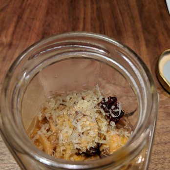 Leña Brava - Fideos. Not part of the main menu but best item from the restaurant week menu. Came in a jar, ready to be shaken. - Seafood Near Me - Chicago, Illinois