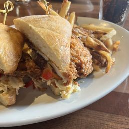 Spicy honey chicken sandwich