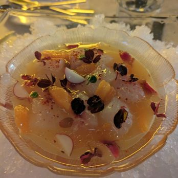 the LUKE BRASSERIE - Ceviche with radish and clementine - Brasseries Near Me - New Haven, Connecticut the LUKE BRASSERIE - Ceviche with radish and clementine - Brasseries Near Me - New Haven, Connecticut