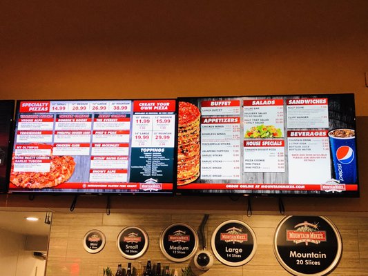 Menu photo 1 Mountain Mike's Pizza Oakland, CA Menu photo 1 Mountain Mike's Pizza Oakland, CA