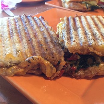 Basque Boulangerie Cafe - Vegetarian breakfast panini. - Bakeries Near Me - Sonoma, California