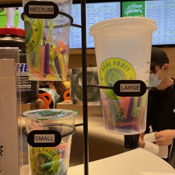 Real Fruit - Size display - Bubble Tea Near Me - Ottawa, Ontario