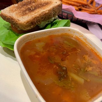 Sugar Rush Cafe - Half and half veggie soup - Breakfast & Brunch Near Me - Walnut, California