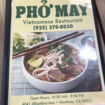 Pho May - Vietnamese Near Me - Martinez, California