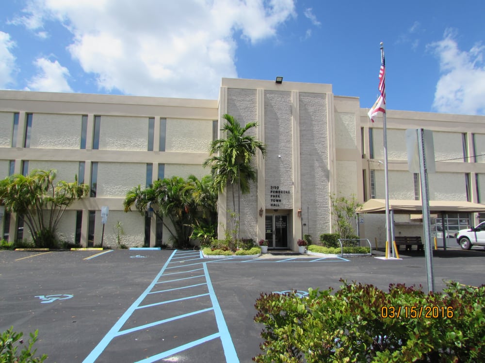 TOWN OF PEMBROKE PARK Updated October 2024 3150 SW 52nd Ave