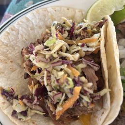 Sticky Pork Tacos
