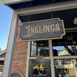 Exterior outside entrance of Inklings Coffee & Tea - Main entrance - Pleasanton, California Exterior outside entrance of Inklings Coffee & Tea - Main entrance - Pleasanton, California