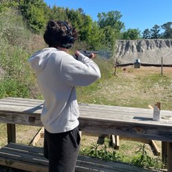 S.H.A.R.P.E. Shooters - My son practicing.