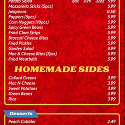 Hip Hop Fish And Chicken - Sides and Desserts
