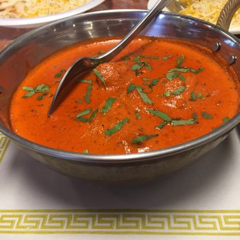 Larosh Grill - Buttered chicken. Plus I loved the bowls. Keep the food warm throughout the meal. - Indian Near Me - Katy, Texas