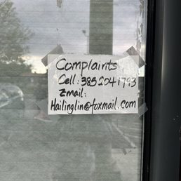 Try have a complaints sign on the door if that tells you anything lol Try have a complaints sign on the door if that tells you anything lol