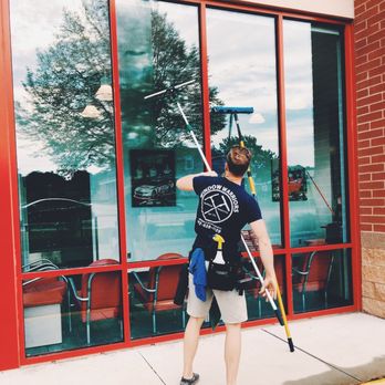 Window Warriors - Cleaning at a local tire shop - Window Washing Near Me - Omaha, Nebraska