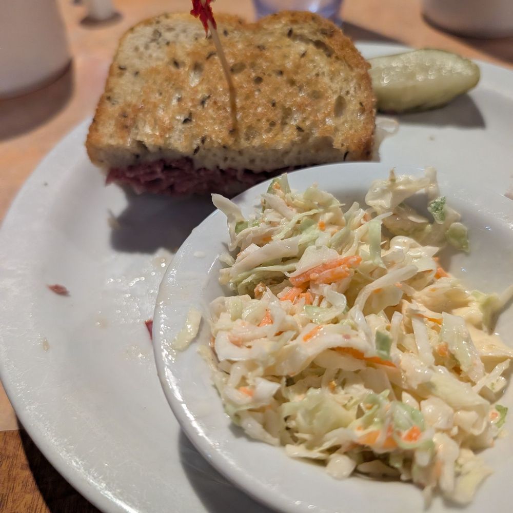 The Reuben sandwich with coleslaw Reuben Sandwich The Reuben sandwich with coleslaw Reuben Sandwich