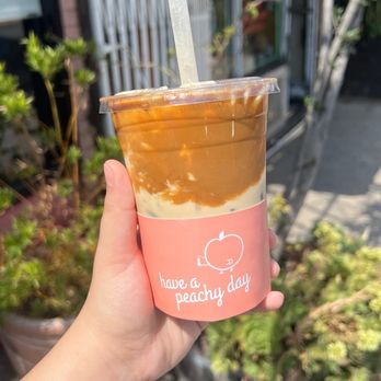 Whata Peach - Cookie Butter Latte (Iced) - Juice Bars & Smoothies Near Me - Los Angeles, California