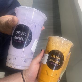 Devil & Angel Desserts - Taro Milk Tea & Thai Tea - Ice Cream & Frozen Yogurt Near Me - Milpitas, California