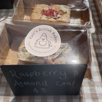 Cait’s British Cakes - Raspberry & Almond Loaf - Bakeries Near Me - Tampa, Florida Cait’s British Cakes - Raspberry & Almond Loaf - Bakeries Near Me - Tampa, Florida