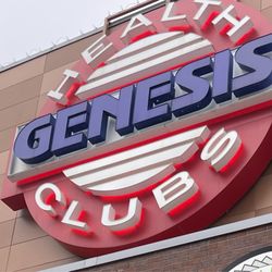 Genesis Health Clubs - Aksarben - Signage on the building.