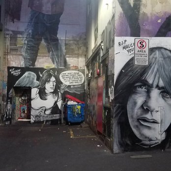 ACDC Lane - Street Art Near Me - Melbourne, VIC