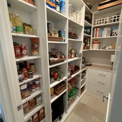 Lived In By V Britton - Custom pantry cabinets and organization.