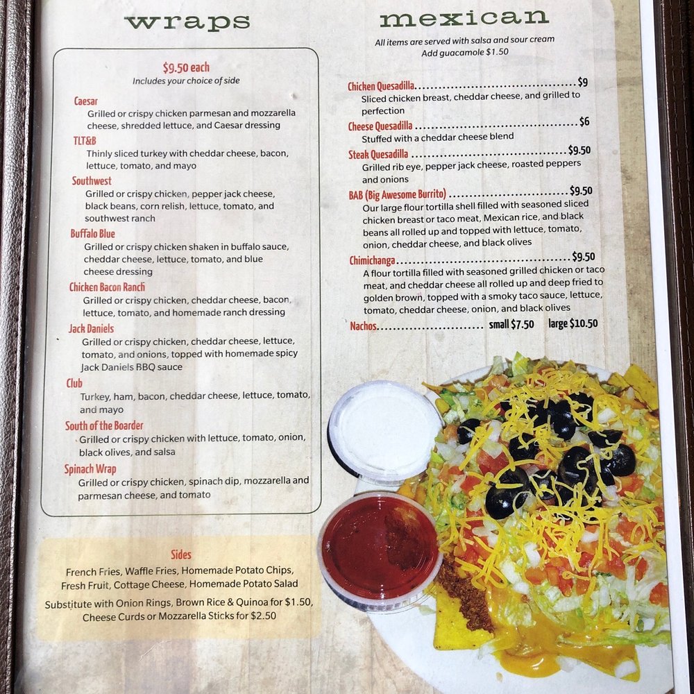 The Outpost - Wraps and Mexican - Bars Near Me - Sherwood, Wisconsin The Outpost - Wraps and Mexican - Bars Near Me - Sherwood, Wisconsin