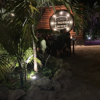 La Taqueria - Outdoor dining garden - Tacos Near Me - Tulum, ROO