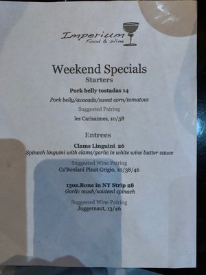 Menu photo 7 Imperium Food & Wine Celebration, FL