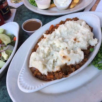 Lucky Baldwins Pub - Cottage pie with a side salad...so good!!! - Pubs Near Me - Pasadena, California Lucky Baldwins Pub - Cottage pie with a side salad...so good!!! - Pubs Near Me - Pasadena, California