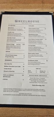 Menu photo 3 Wheelhouse Opp, AL Menu photo 3 Wheelhouse Opp, AL