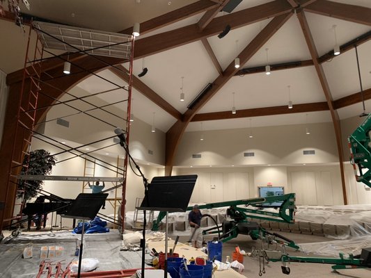 Super high Ceilings? Commercial paint job? Pixel Pro has you covered - This is a huge commercial undertaking Pro Pixel finished on time and on Budget. Whether You have a huge commercial space that needs repainting, or just unusually high ceilings in your home, Pixel Pro painters has the tools and experience to get the job done right. Super high Ceilings? Commercial paint job? Pixel Pro has you covered - This is a huge commercial undertaking Pro Pixel finished on time and on Budget. Whether You have a huge commercial space that needs repainting, or just unusually high ceilings in your home, Pixel Pro painters has the tools and experience to get the job done right.