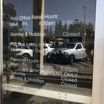 United States Postal Service - Hours on the Door. - Post Offices Near Me - Napa, California United States Postal Service - Hours on the Door. - Post Offices Near Me - Napa, California