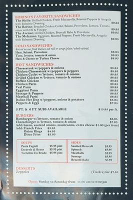 Menu photo 3 Borino's Pizza Verona, NJ