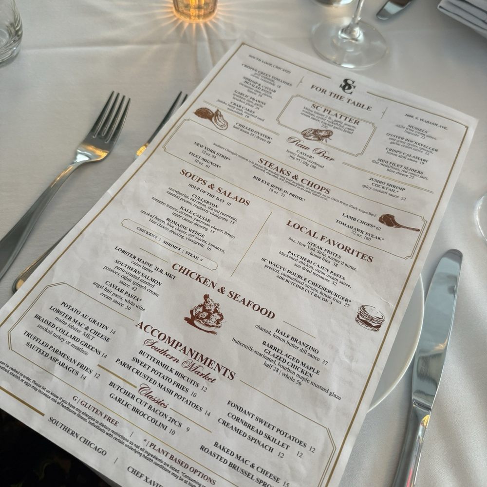 Southern Chicago - Menu - Southern Near Me - Chicago, Illinois Southern Chicago - Menu - Southern Near Me - Chicago, Illinois