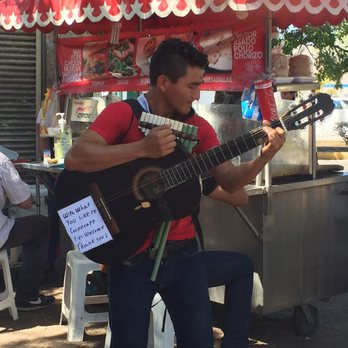 Cozumel Chef - One man band in the park - Food Tours Near Me