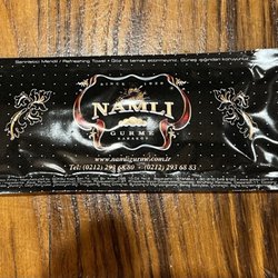 Namlı Gurme Karaköy - Wet wipe!