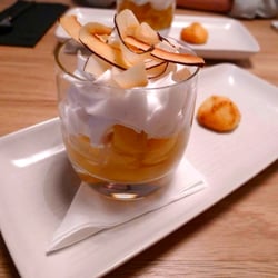 Touquet - Vanilla and jasmine infused pineapple with coconut in two ways