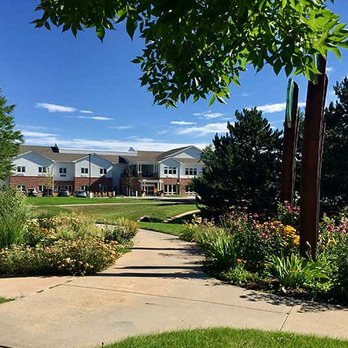 New Mercer Commons - Exterior of building with park - Assisted Living Facilities Near Me - Fort Collins, Colorado New Mercer Commons - Exterior of building with park - Assisted Living Facilities Near Me - Fort Collins, Colorado