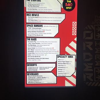 The Bao Spot - Menu - Asian Fusion Near Me - Orlando, Florida The Bao Spot - Menu - Asian Fusion Near Me - Orlando, Florida