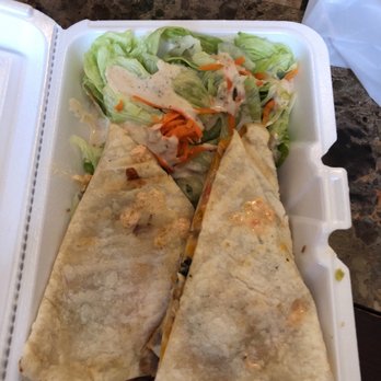 Manny Mofongo - Quesadilla with salad - Dominican Near Me - Yonkers, New York Manny Mofongo - Quesadilla with salad - Dominican Near Me - Yonkers, New York