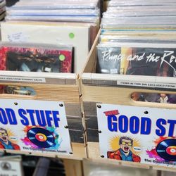 Tom Lounges' Record Bin