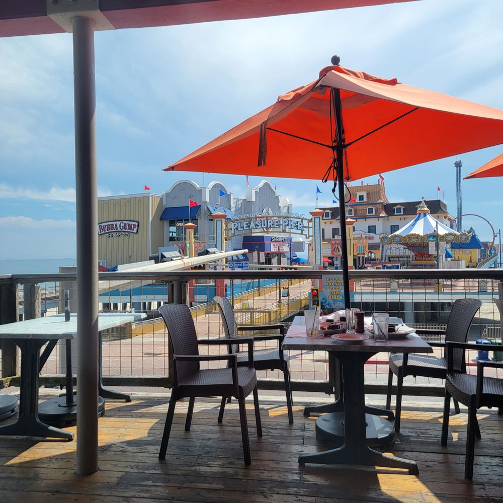 Fish Tales - 09.30.25 - view from balcony deck - Seafood Near Me - Galveston, Texas