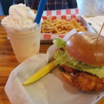 Burger District - Crispy Fish Sandwich - Burgers Near Me - Arlington, Virginia Burger District - Crispy Fish Sandwich - Burgers Near Me - Arlington, Virginia