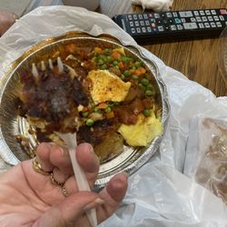 Liberty Diner - Supposed to be a Spanish omelette with home fries.