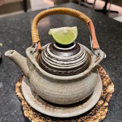 千両 - Seafood Soup in a tea pot!