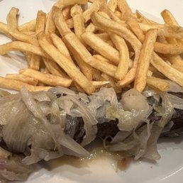 Hanger steak with fries Hanger steak with fries