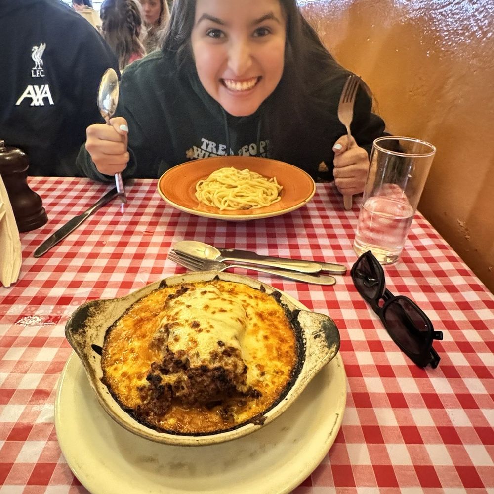 Lasagna and carbonara Lasagna and carbonara