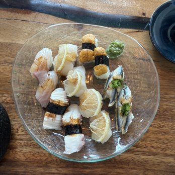 Bisutoro on Magazine - Sea bream, octopus, scallop, anchovies, and uni nigiri - Japanese Near Me - New Orleans, Louisiana Bisutoro on Magazine - Sea bream, octopus, scallop, anchovies, and uni nigiri - Japanese Near Me - New Orleans, Louisiana